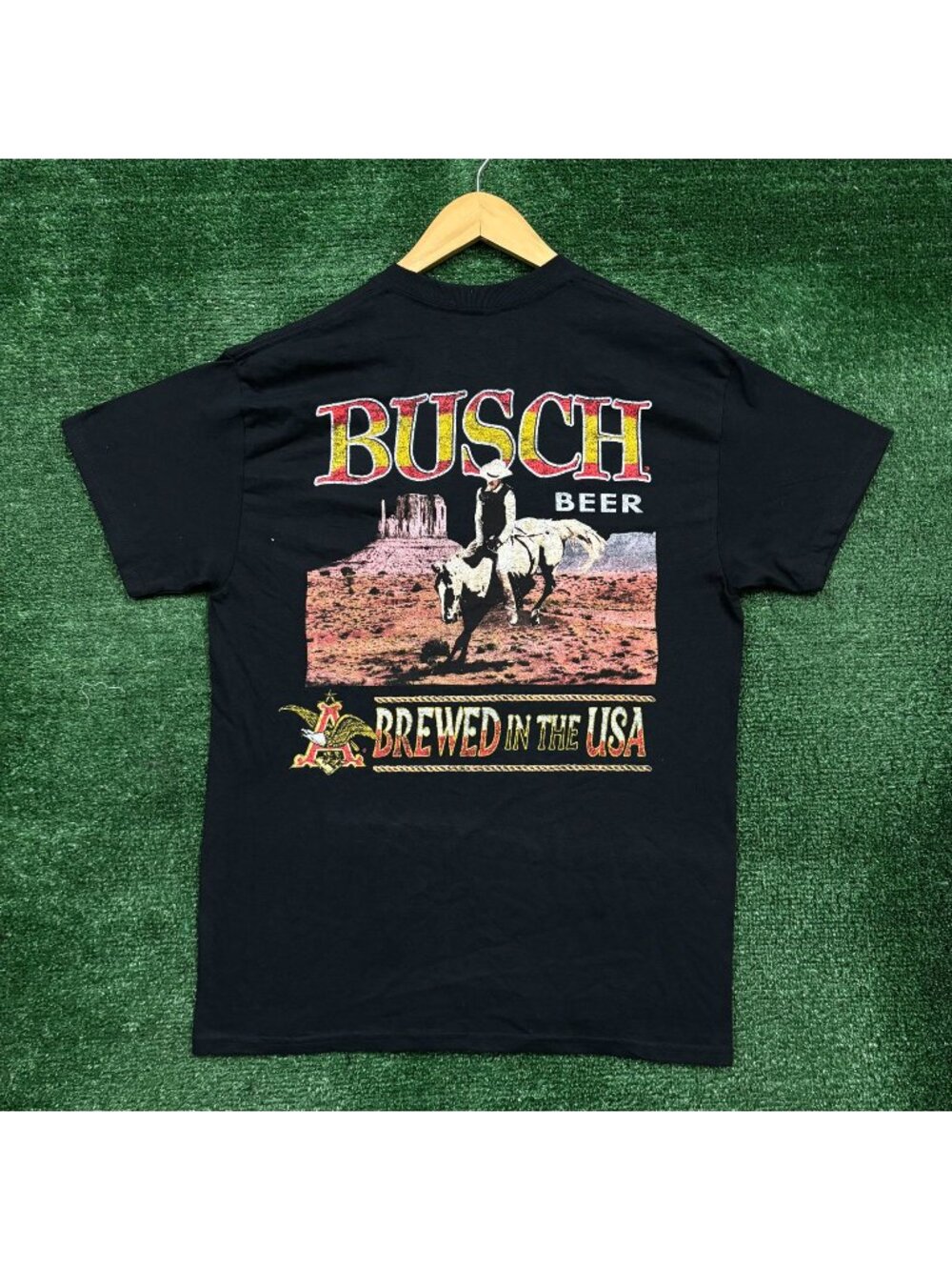 Busch Beer Brewed in the USA T-Shirt Size Medium
